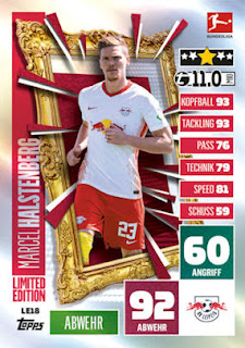 Topps Match Attax Bundesliga 2020-2021 RB Leipzig Set