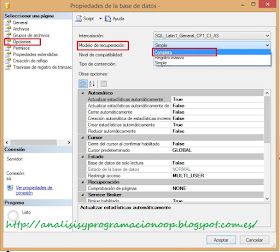 modo de recuperación completa, SQL Server