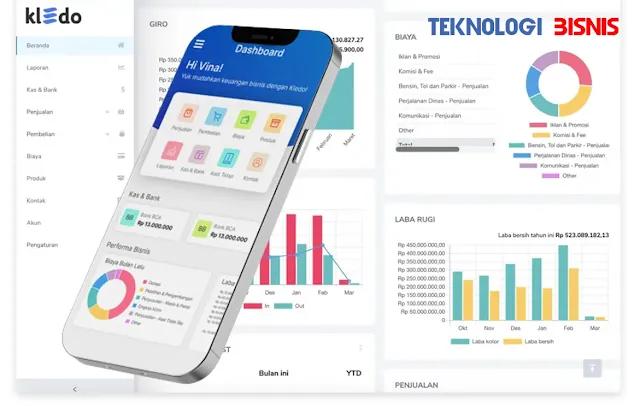 Kledo, aplikasi akuntansi berbasis android dan iOS gratis untuk memudahkan laporan keuangan