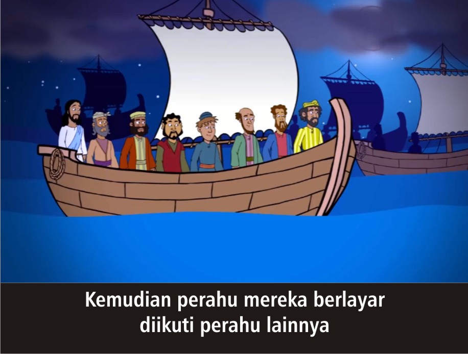 Komik Alkitab Anak: Tuhan Yesus Meredakan Angin Ribut