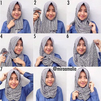 35 Cara Memakai Jilbab Pashmina Simple Kreasi Terbaru 2017