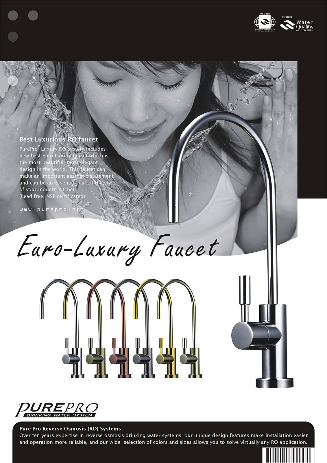 PurePro® Luxury RO Drinking Faucet - Part No. 181