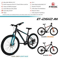 Sepeda Gunung Exotic ET2612AM mtb xc mountain bike