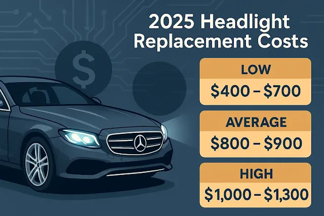 ベンツE220dヘッドライト交換の費用相場【2025年最新】