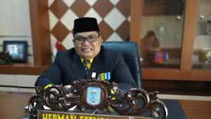 Herman Effendi, Mantan Kopral Itu Dilantik Jadi Ketua DPRD