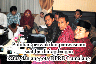 Puluhan Panwascam Datangi kantor DPRD