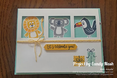 Craft with Beth: Stampin' Up! Second Sunday Sketches 10 card sketch challenge with measurements Candy Nash Birthday Bonanza stamp set bundle metallic baker's twine and sequin combo pack