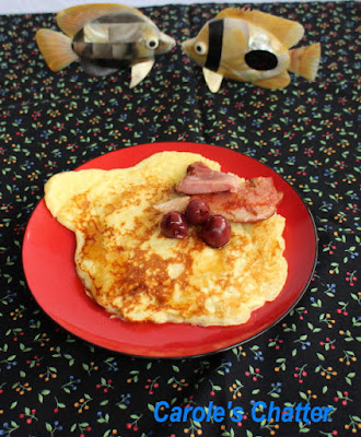 Carole's Chatter: Buttermilk Pancakes with Bacon – savoury & sweet