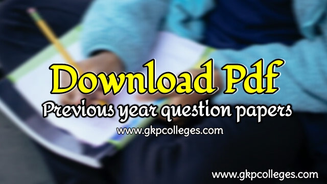 Download previous year question paper.