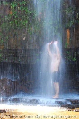 banho de cachoeira