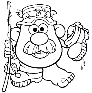 Mr. Potato head Toy Story Coloring Pages