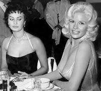 Sofía Loren y Jayne Mansfield