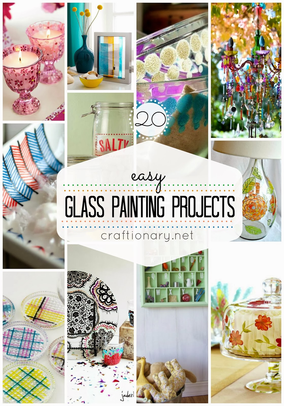 Projects: painting Painting DIY  Projects easy glass Diy Easy 20 Glass