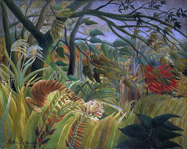 Henry Rousseau 1891, Tiger in a Tropical Storm