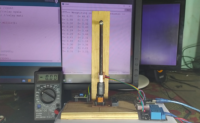 Pendulum electromagnetic arduino