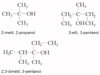 didasarkan pada jenis atom C yang mengikat gugus  Pintar Pelajaran Alkohol Primer, Sekunder dan Tersier, Contoh, Rumus Struktur, Senyawa Kimia
