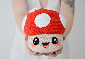 Krawka: Mushroom plant crochet pattern by Krawka