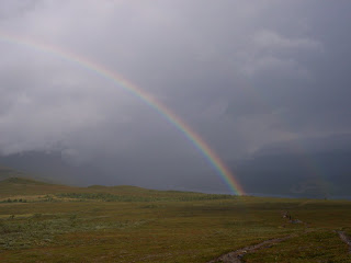 Rainbow Over Kungsleden Long Distance Trail