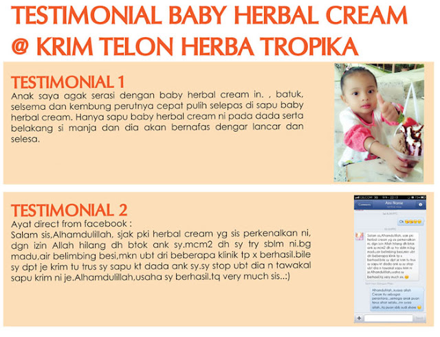 Baby Herbal Cream Tropika Beauty Murah