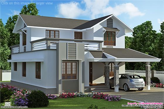 2 storey villa plan