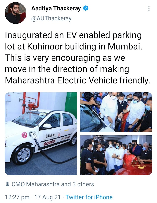 Mumbai gets first public electric vehicle charging station, paying only Rs 15 per unit