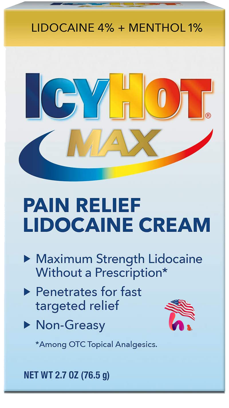 Icy hot max pain relief lidocaine Cream