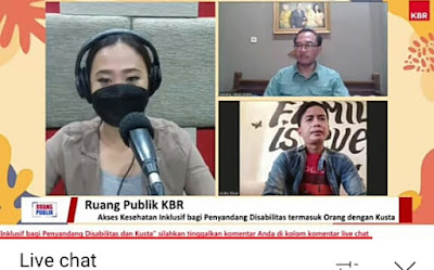 Live Streaming dengan tema Akses Kesehatan di kabupaten Subang