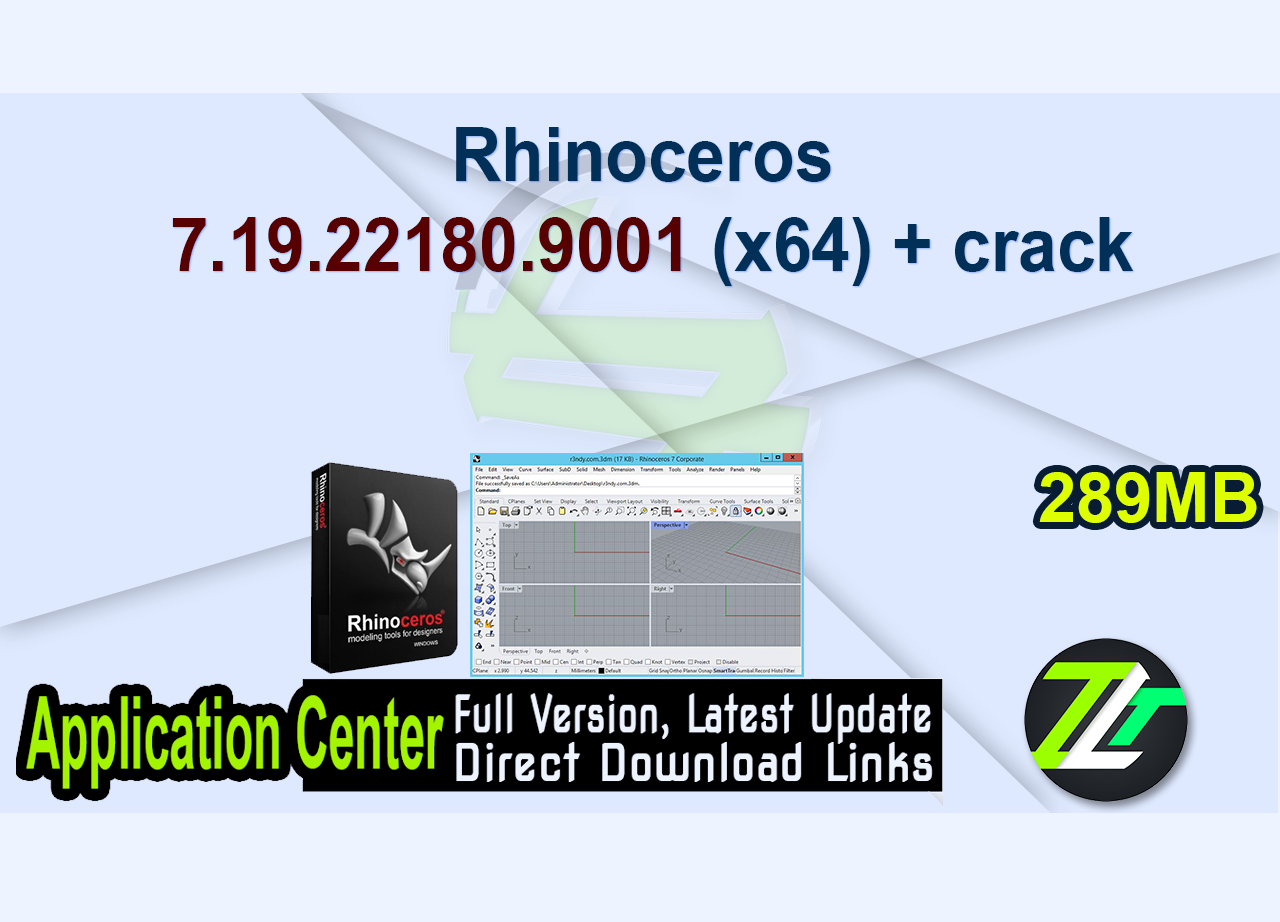 Rhinoceros 7.19.22180.9001 (x64) + crack