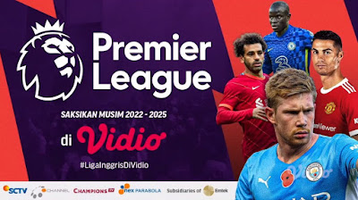 Voucher Vidio untuk Nonton Liga Inggris