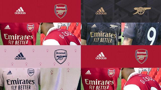 PES 2021 PC Arsenal Kits Season 2022-2023