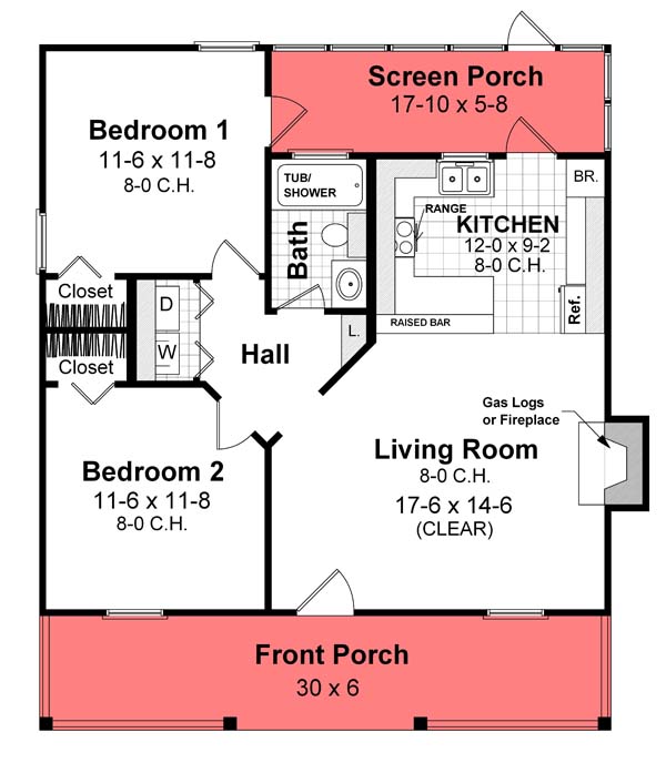 House Plans Under 800 Sq FT