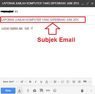 menulis subjek email