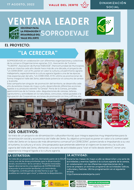 PROYECTO A PROYECTO, VALLE DEL JERTE Y DESARROLLO RURAL: La Cerecera.