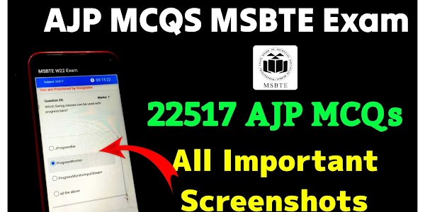AJP MCQs MSBTE Exam Advanced Java MCQs MSBTE Online Exam