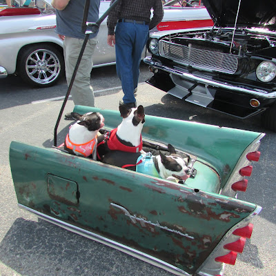 March 16, 2018 With the warm weather the men went back to the car show and we went to the beach.