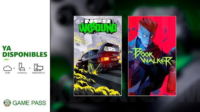 NFS: Unbound y The Bookwalker ya están disponibles en Xbox Game Pass