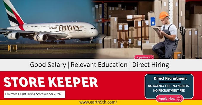 Emirates Flight Hiring Storekeeper 2024: A Golden Opportunity for Aspiring Candidates
