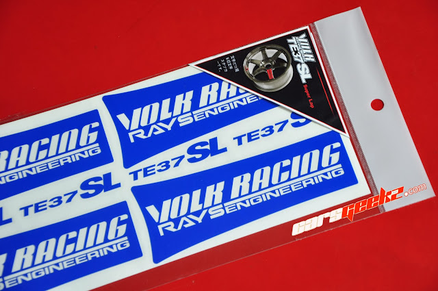 Volk Racing Rays Engineering TE37SL sticker decal
