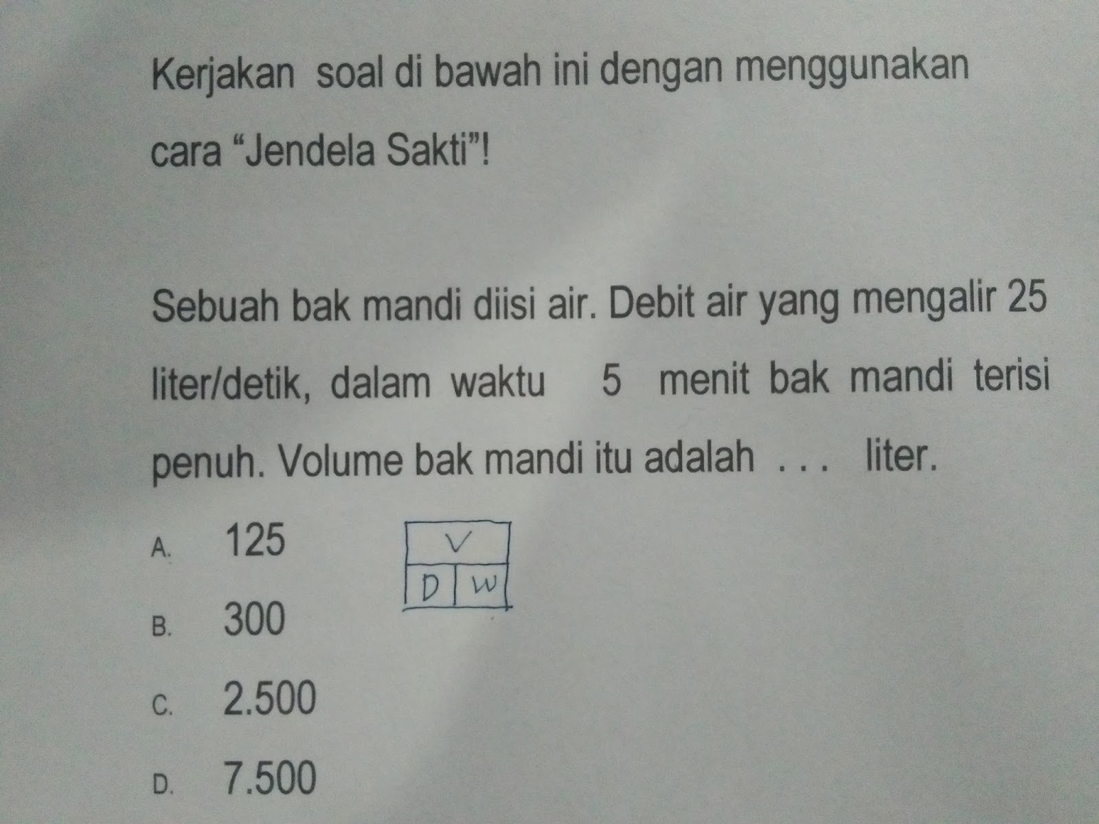 Menuliskan unsur yang diketahui dari soal Hal ini menggantikan proses menulis "diketahui" dalam cara konvensional Cara mudah meletakkan pada unsur yang