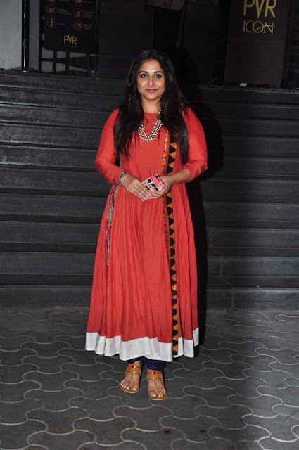  Vidya Balan in Natasha J Anarkali Suit attended the Screening of Dangal Movie