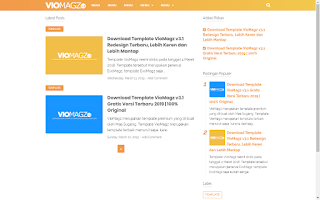 Download Template VioMagz v3.1 Redesign Premium Gratis