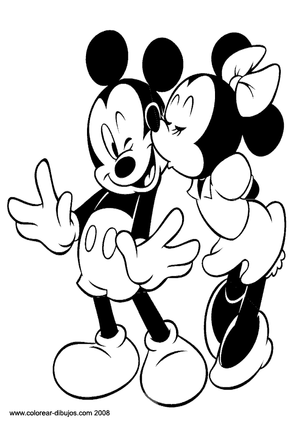 Baby Minnie Mouse Coloring Pages