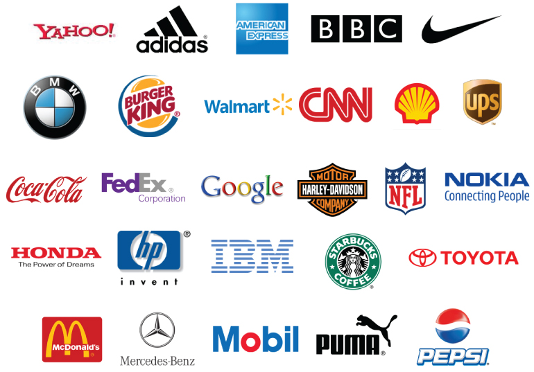 The gallery for --> Popular Brand Names And Logos