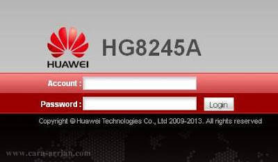 Cara Seting Modem Adsl Huawei Hg8245a Telkom Indihome Wifi Lengkap Dengan Gambar Cara Arrian