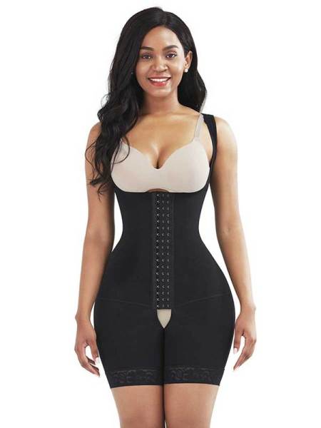 FeelinGirl Full Body Shaper Hooks Eyes Slimming Bodysuit