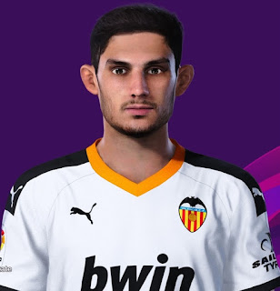 PES 2020 Faces Goncalo Guedes by Davidjm08