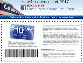 Lowes Home Improvement coupons for april 2017