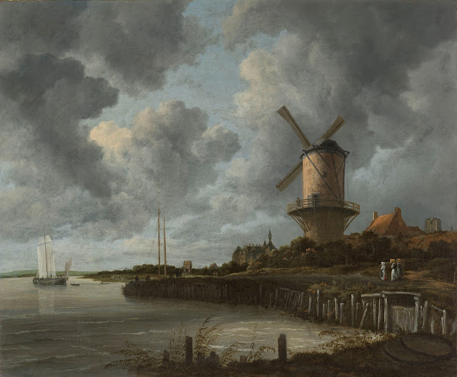 Jacob van Ruysdael - Molino de viento en Wijk bij Duurstede - 1668-72