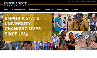 Emporia.edu homepage screenshot