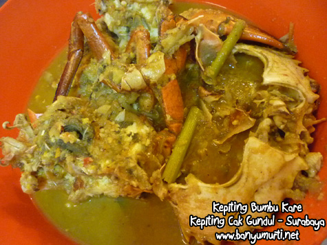 Kuliner Surabaya - Kepiting Cak Gundul